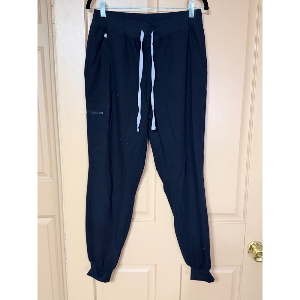 FIGS Technical Collection Zamunda Jogger Scrub Pants Black Womens Medium M